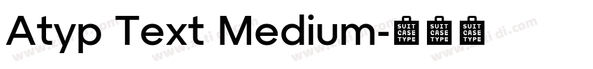 Atyp Text Medium字体转换 Atyp Text Medium字体转换